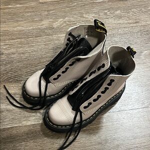 Dr. Martens Sinclair Taupe Boots- Size 5